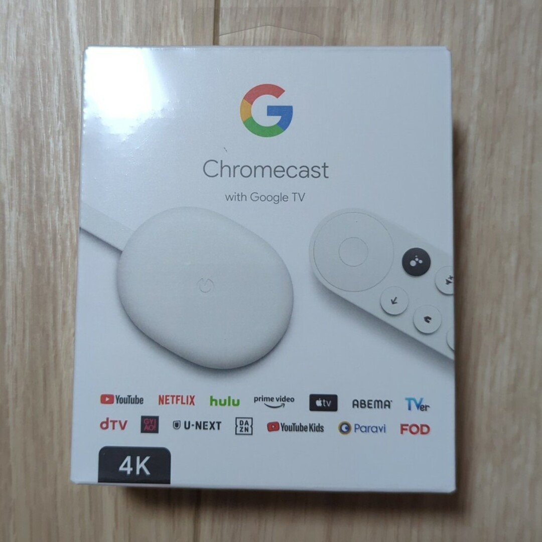 新品未開封　Chromecast with Google TV 4K