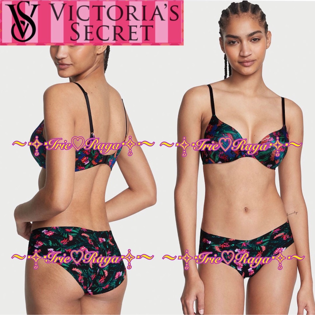 Victoria's Secret(ヴィクトリアズシークレット)の★Victoria's Secret★ヒップハングショーツ★フラワー柄★薄型素材 レディースの下着/アンダーウェア(ショーツ)の商品写真