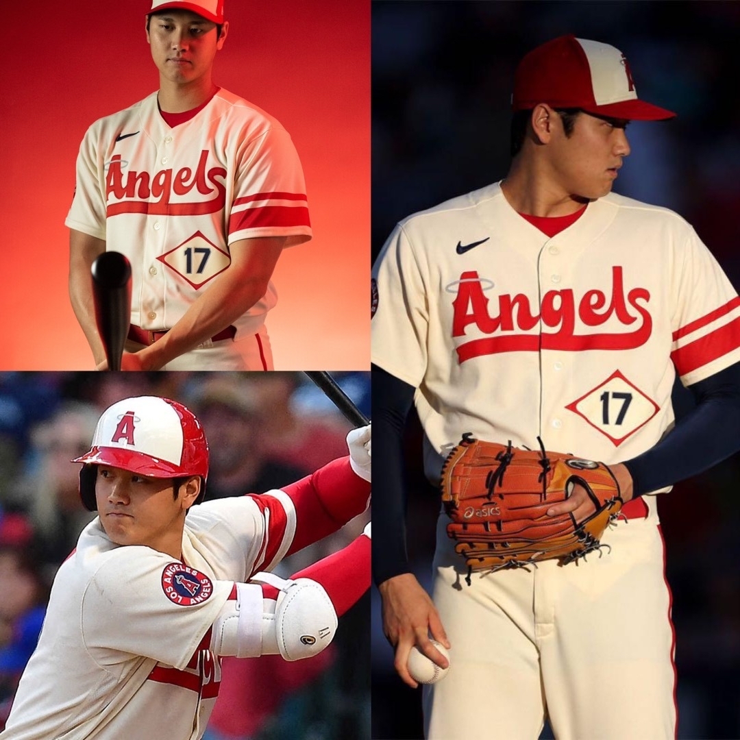 NIKE(ナイキ)の【新品・正規品】大谷翔平 2022年MLBシティコネクト レプリカユニフォームＬ スポーツ/アウトドアの野球(応援グッズ)の商品写真