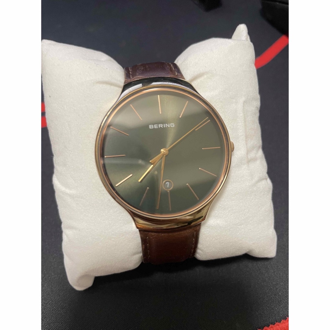 BERING/Calf Leather Watch 13338-468