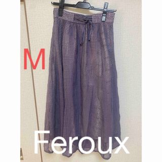 フェルゥ(Feroux)のレース　スカート(ロングスカート)