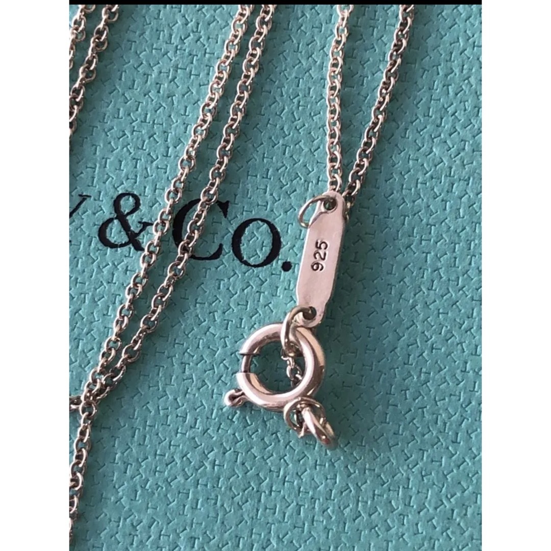 Tiffany & Co. - 美品 ティファニーネックレス フォールドハート