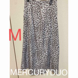 マーキュリーデュオ(MERCURYDUO)のレオパード柄Aラインスカート(ロングスカート)