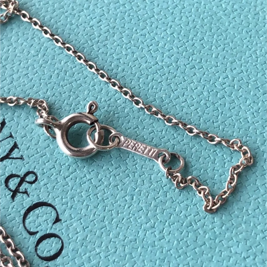 美品 ティファニービーンズネックレス エルサペレッティ 11mm シルバー925