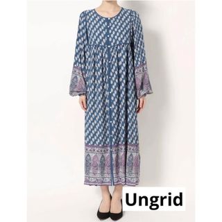 アングリッド(Ungrid)のUngrid ペイズリー柄2wayガウン(ロングワンピース/マキシワンピース)