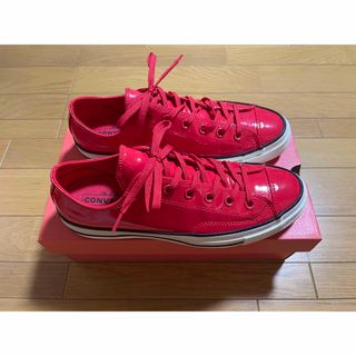 コンバース(CONVERSE)の新品同様 CONVERSE CT70 エナメルレッド(スニーカー)