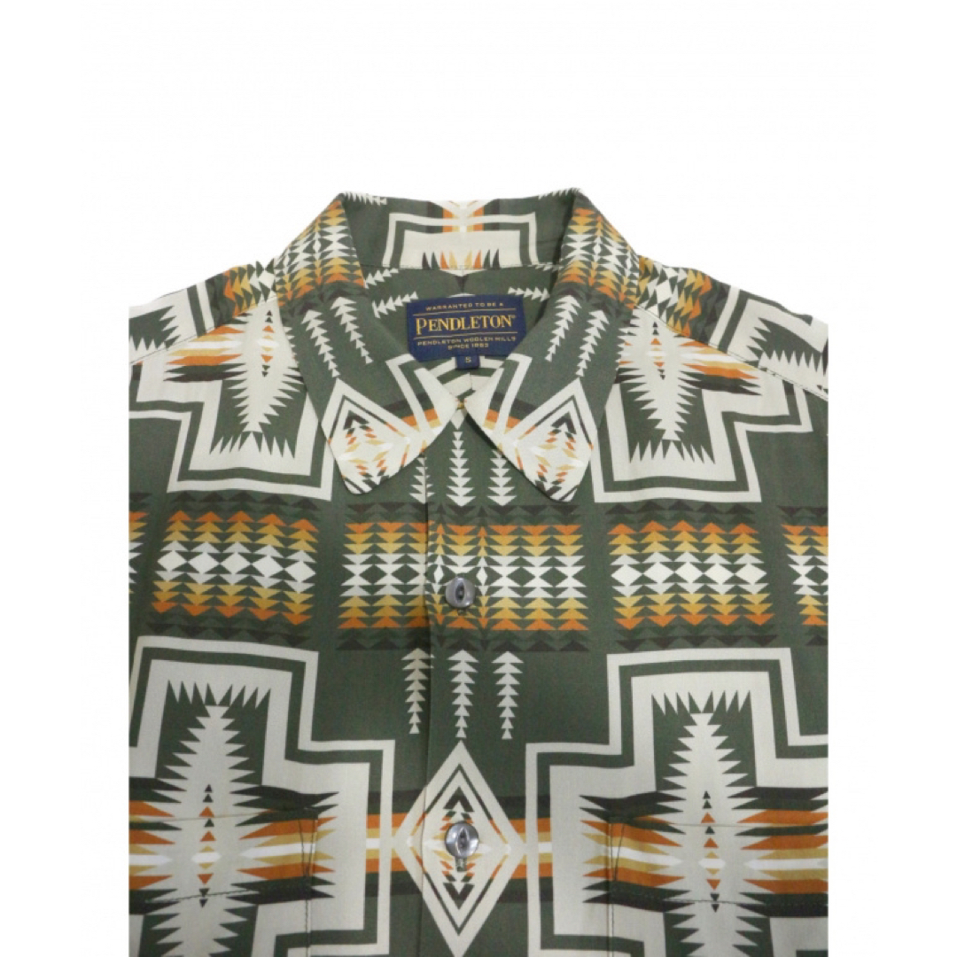 PENDLETON(ペンドルトン)のペンドルトン　オープンカラーシャツ　s レディースのトップス(シャツ/ブラウス(半袖/袖なし))の商品写真