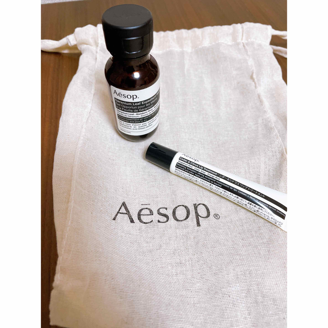 Aesop(イソップ)のイソップ　ハンドジェル　リップトリートメント コスメ/美容のコスメ/美容 その他(その他)の商品写真