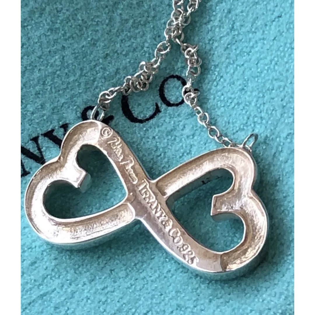 Tiffany & Co. - 美品 ティファニーダブルラビングハートネックレス