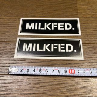 ミルクフェド(MILKFED.)の【milkfed.】ミルクフェドロゴシールブラック2枚セット(その他)