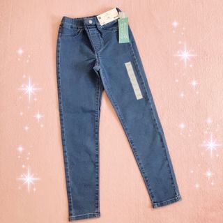 ジーユー(GU)の☆GU KIDS☆エクストラストレッチ☆デニムレギンスパンツ☆新品130(パンツ/スパッツ)