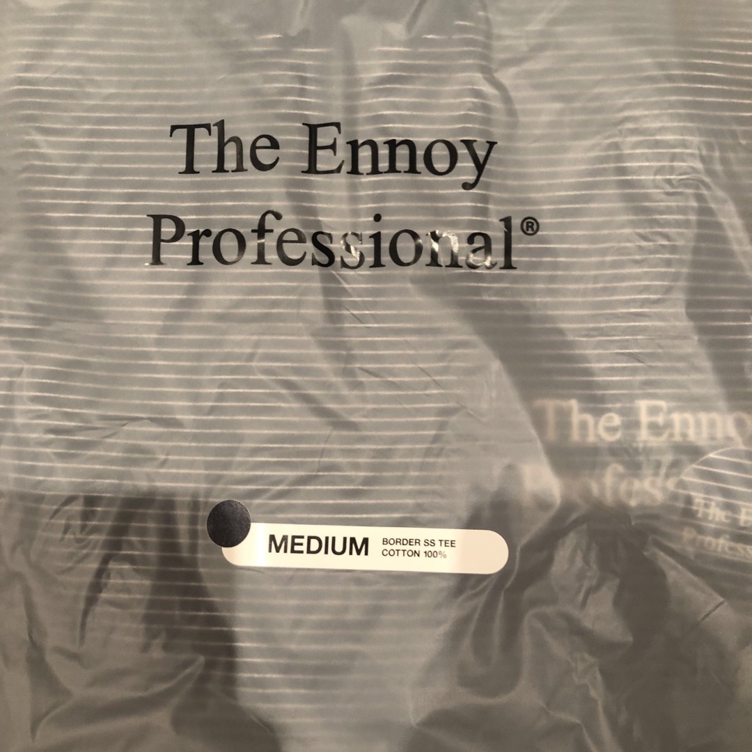 ennoy エンノイ ボーダー ネイビー Mサイズ - Tシャツ/カットソー(半袖