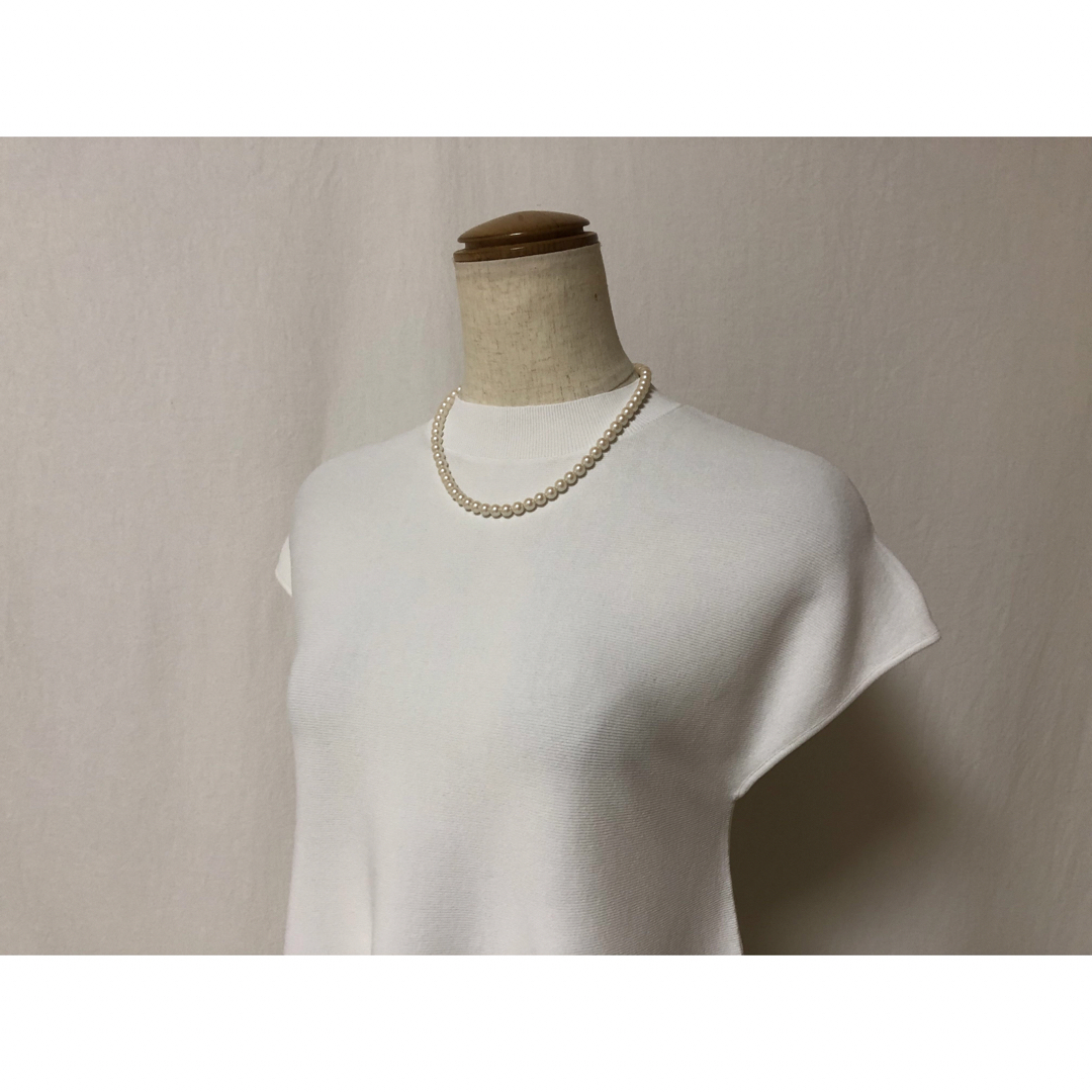 447新品23区洗えるレーヨンポリエステルストレッチフレアニット32¥16940