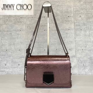 JIMMY CHOO - 【美品】JIMMY CHOO ロケットプティ メタリックピンク