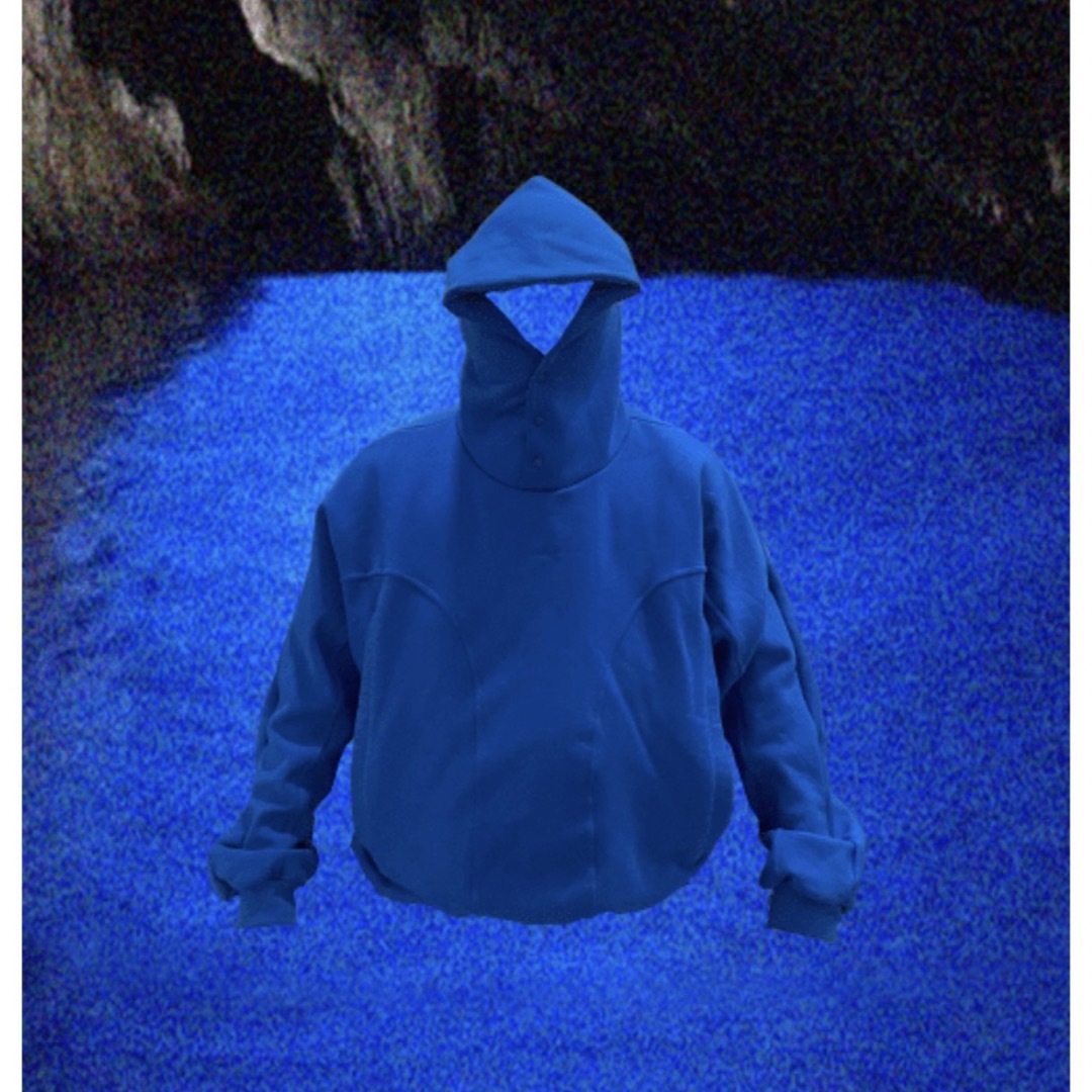 【GRAILZ】GEOMETRY HOODIE - BLUE WAVE