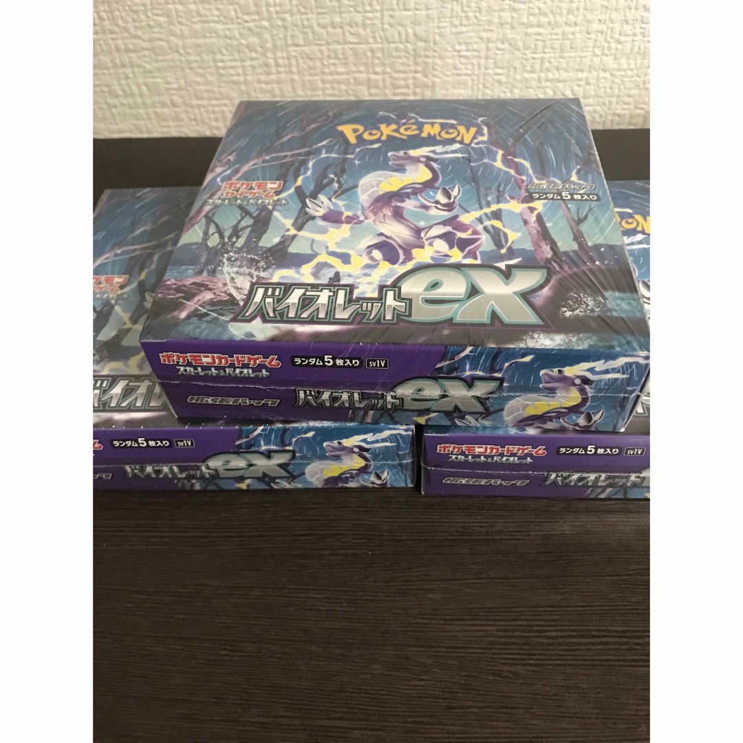 ポケモン - ポケモンカード バイオレットex シュリンク付き未開封3