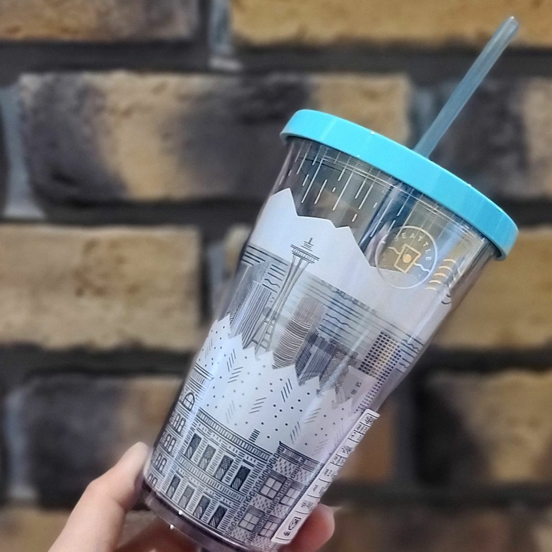 海外 スターバックス ステンレス タンブラー ピンク グリッター 12oz