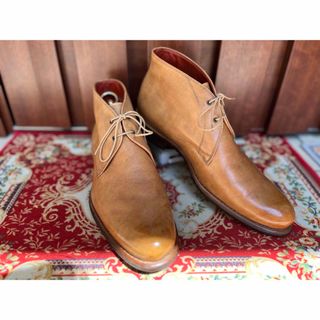 パラブーツ(Paraboot)のParaboot チャッカーブーツ　UK8 ベージュ　フランス製(ブーツ)