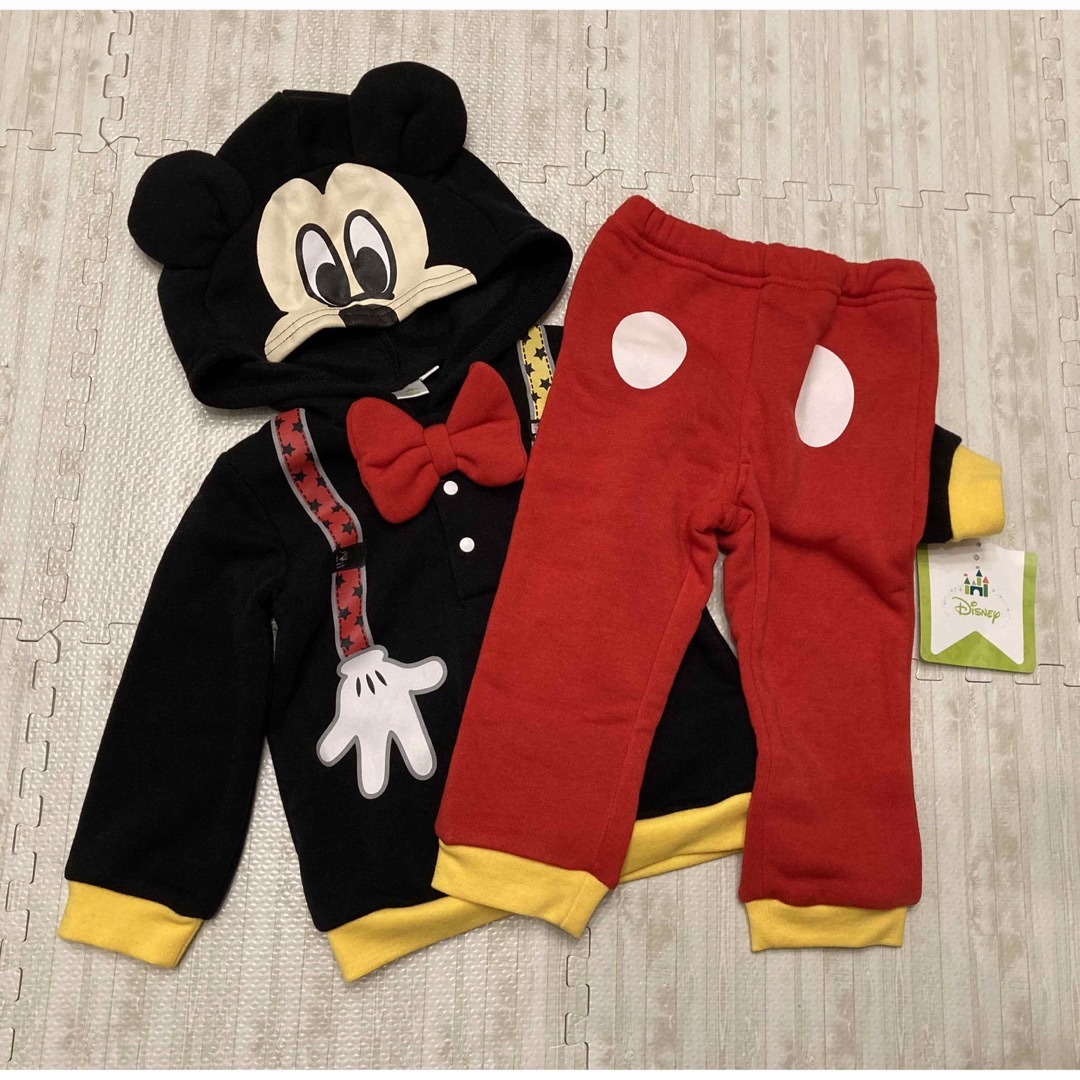 Disney(ディズニー)の【Disney】ミッキー　セットアップ キッズ/ベビー/マタニティのキッズ服男の子用(90cm~)(その他)の商品写真