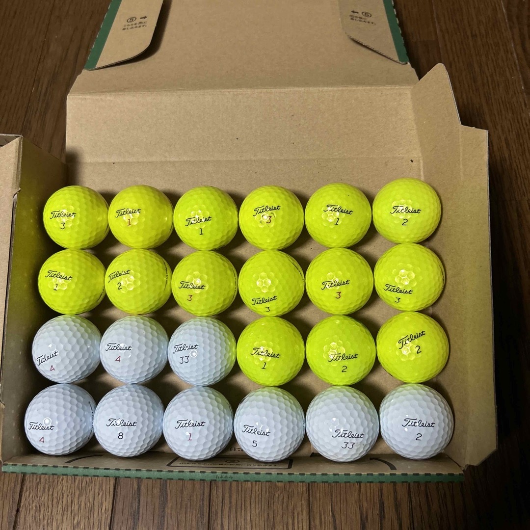 Titleist(タイトリスト)のロストボール　ゴルフボール24 個 スポーツ/アウトドアのゴルフ(その他)の商品写真