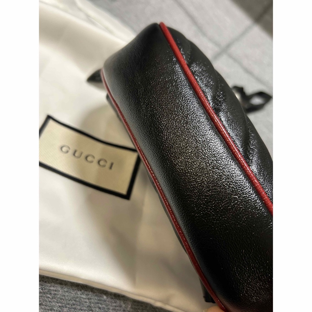 Gucci(グッチ)の極美品　グッチ  GG マーモント　ボディーバッグ　ベルトバッグ　ウェストバッグ レディースのバッグ(ボディバッグ/ウエストポーチ)の商品写真