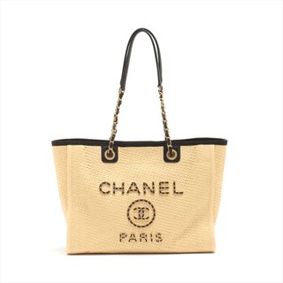 シャネル(CHANEL)のシャネル  ラフィア  ベージュ レディース トートバッグ(トートバッグ)