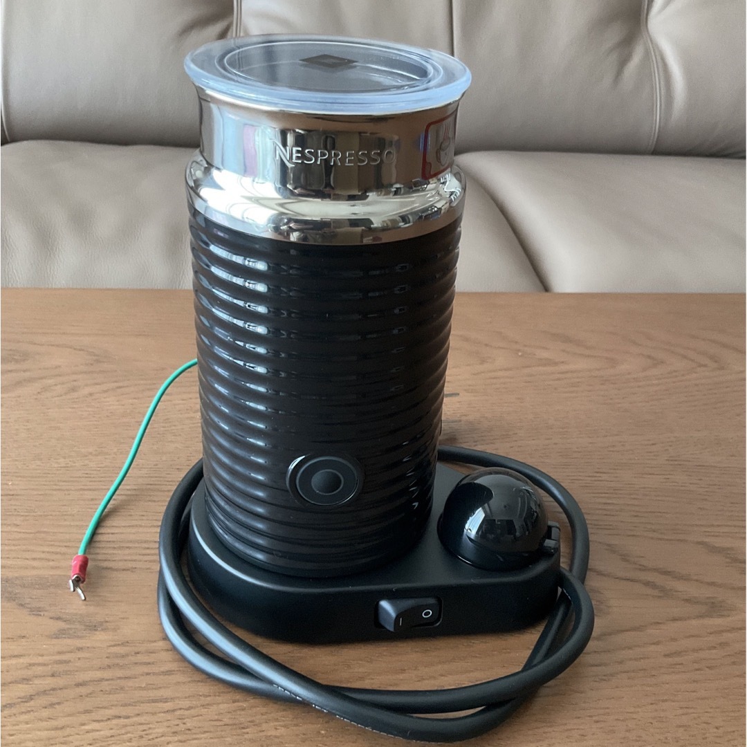 NESPRESSO - ネスプレッソ エアロチーノ3 ホワイト ミルク加熱泡立て器