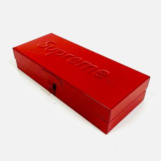 【美品】Supreme ロゴミニツールボックス 小物入れ レッド アメリカ製