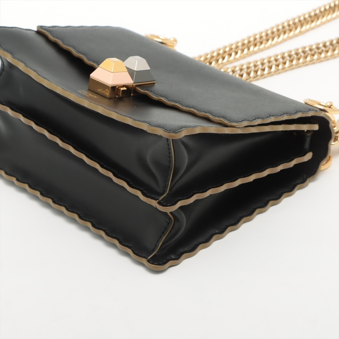 FENDI(フェンディ)のフェンディ ミニキャナイ レザー  ブラック レディース ショルダーバッグ レディースのバッグ(ショルダーバッグ)の商品写真