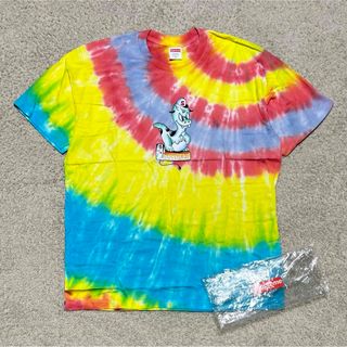 Supreme Dinosaur Tee M tie dye タイダイ