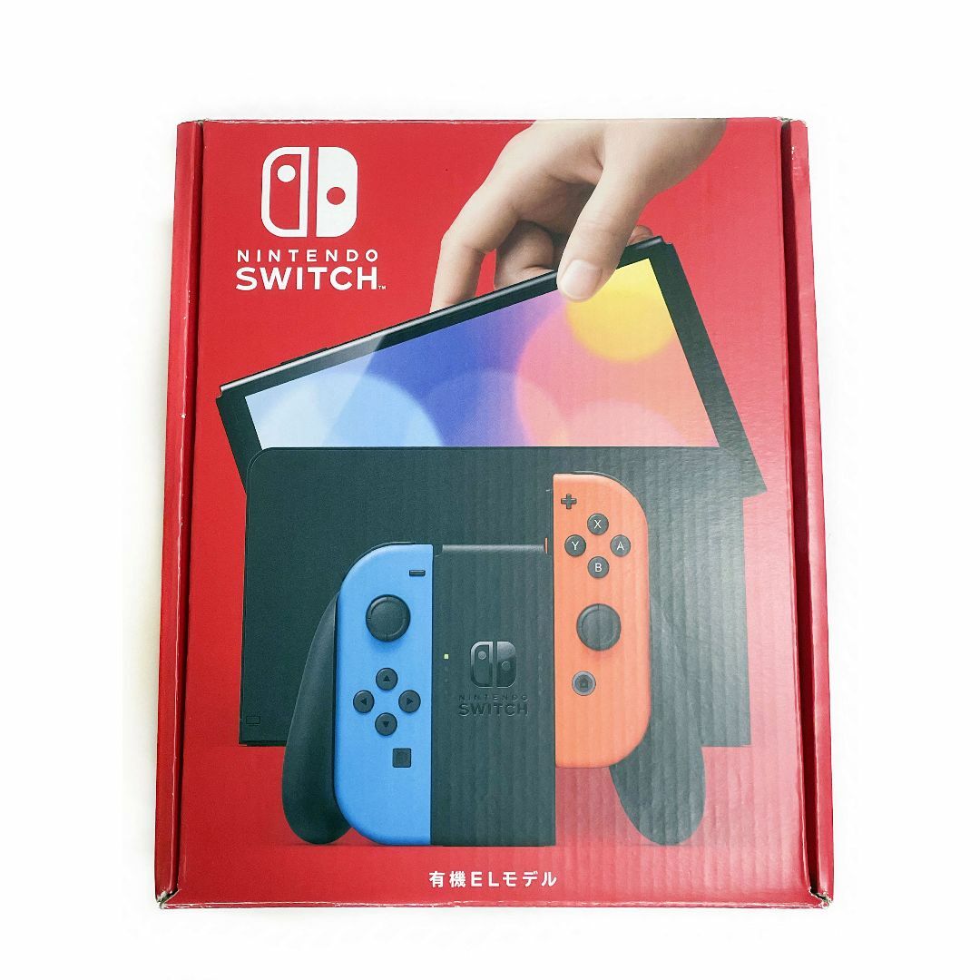 美品 新型 NINTENDO 任天堂 スイッチ Switch ブルーレッドゲームソフト/ゲーム機本体