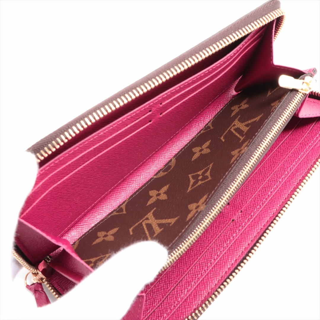 LOUIS VUITTON(ルイヴィトン)のヴィトン ポルトフォイユ･クレマンス   フューシャ レディース 長財布 レディースのファッション小物(財布)の商品写真