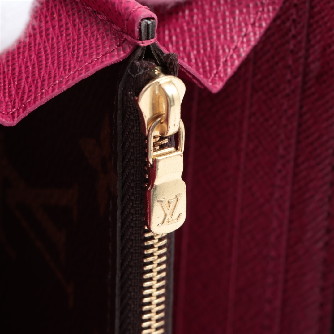 LOUIS VUITTON(ルイヴィトン)のヴィトン ポルトフォイユ･クレマンス   フューシャ レディース 長財布 レディースのファッション小物(財布)の商品写真