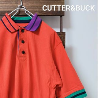 カッターアンドバック(CUTTER & BUCK)のCUTTER&BUCK　リンガーポロシャツ　切り返しマルチカラー　USA制(ポロシャツ)