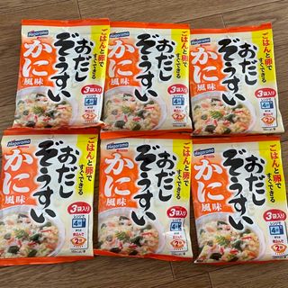 ハゴロモフーズ(はごろもフーズ)の★ワンコイン おだしぞうすい　かに風味　6袋（18食分）(インスタント食品)