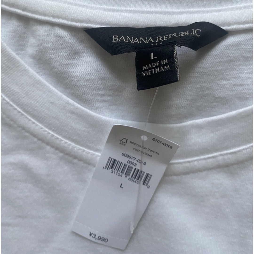 Banana Republic(バナナリパブリック)の長袖カットソー　新品未使用タグ付き レディースのトップス(Tシャツ(半袖/袖なし))の商品写真
