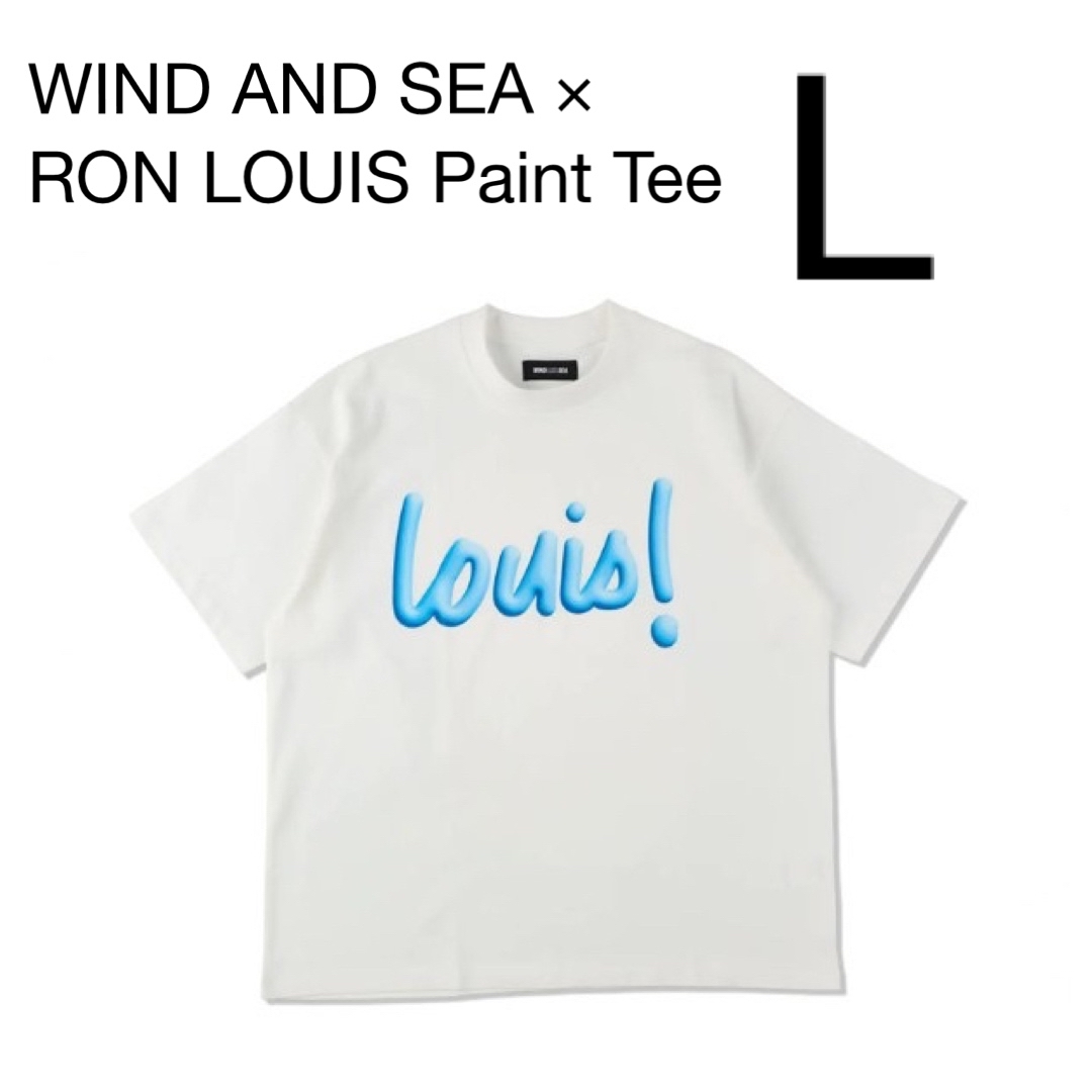 RON LOUIS X WDS PAINT TEE WHITE Lサイズ