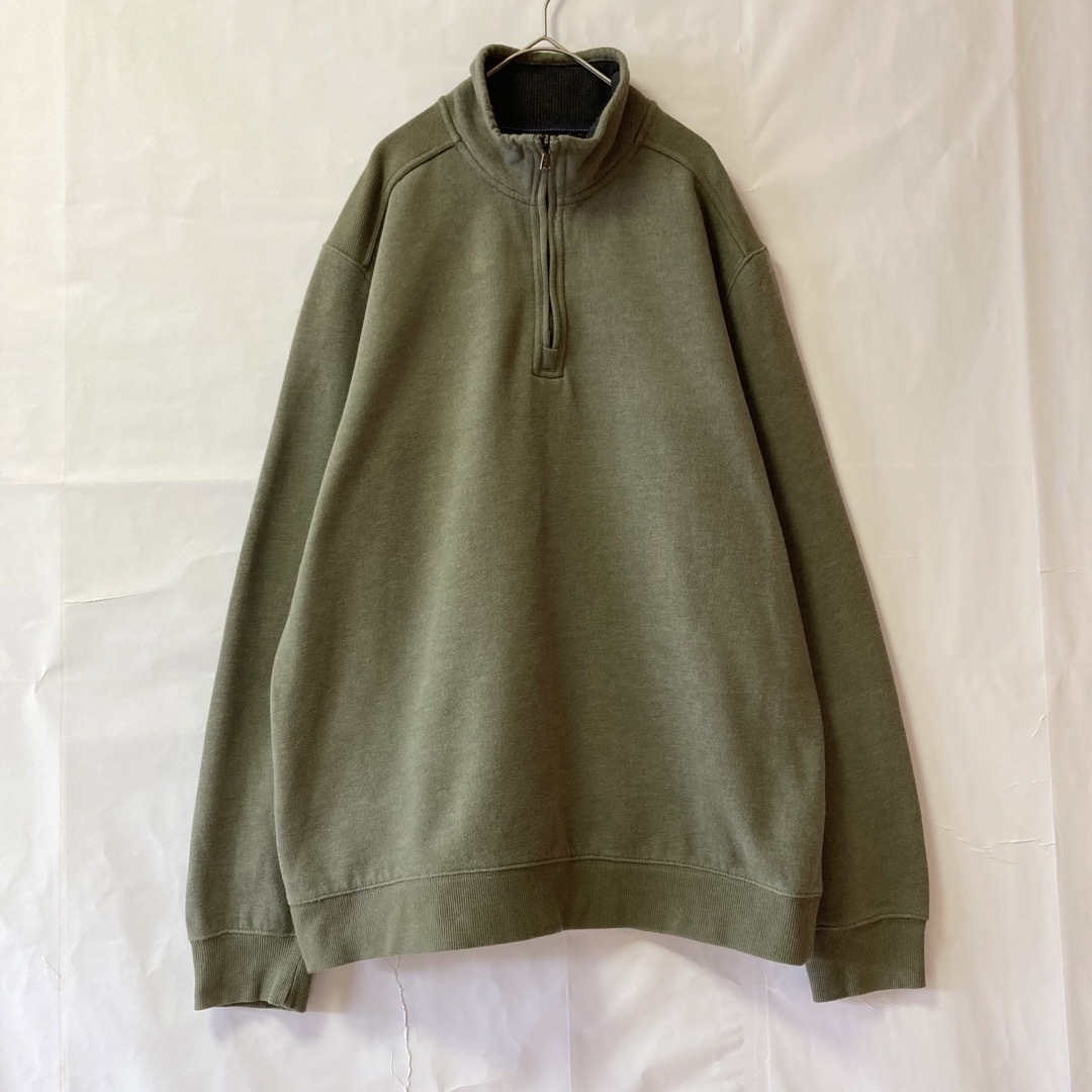 60s HALF ZIP VINTAGE SWEAT スウェットXL相当