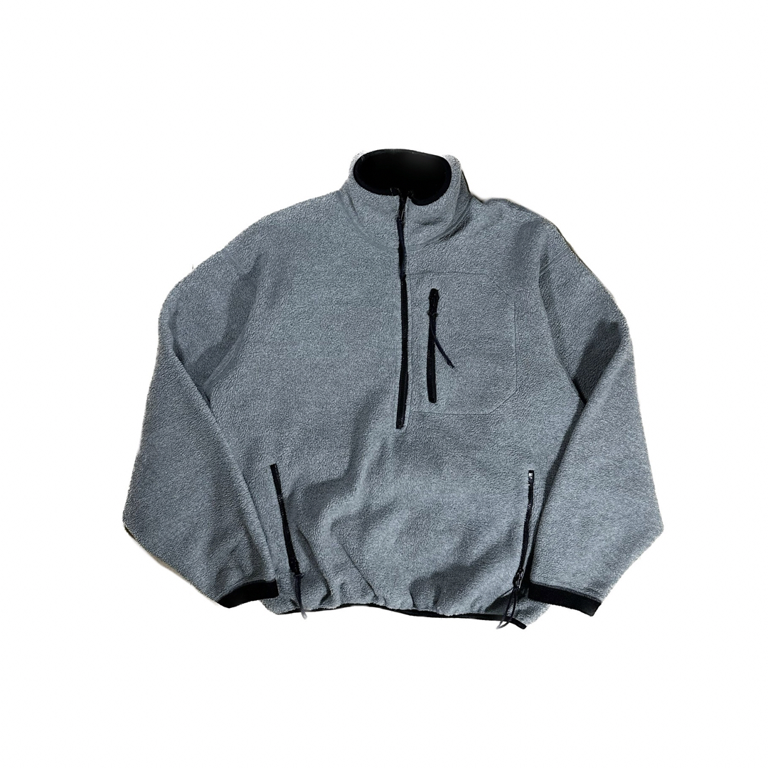 REI half zip fleece jacket grey