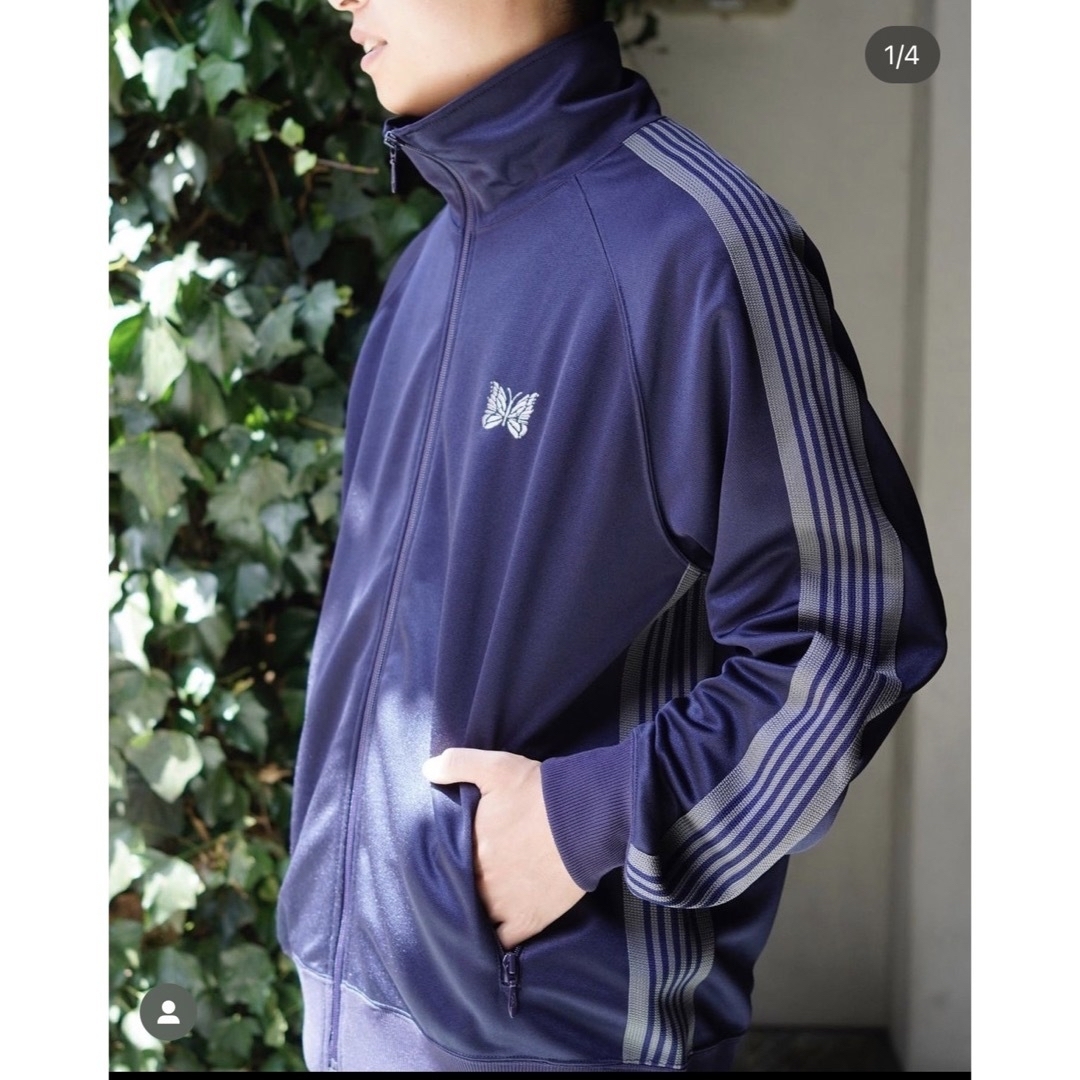 Needles(ニードルス)のNEEDLES arknets 別注　Track Jacket ネイビー メンズのトップス(ジャージ)の商品写真