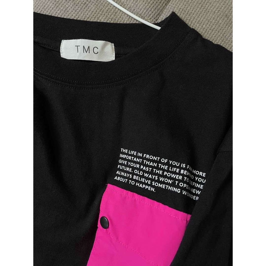 しまむら(シマムラ)のしまむら TMC ビッグT 黒 メンズのトップス(Tシャツ/カットソー(半袖/袖なし))の商品写真