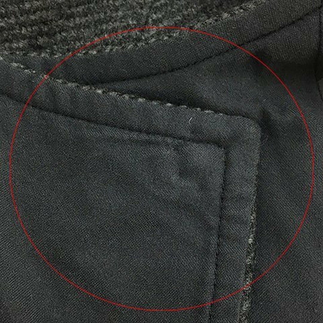 ROPE’(ロペ)のロペ ポンチョ コート ストライプ ウール アンゴラ混 長袖 9 グレー レディースのジャケット/アウター(ポンチョ)の商品写真