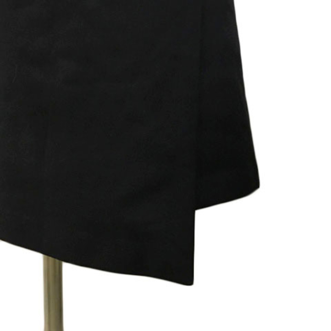 ROPE’(ロペ)のロペ スカート Aライン フレア 膝下 ミモレ リボンベルト 無地 36 黒 レディースのスカート(ひざ丈スカート)の商品写真