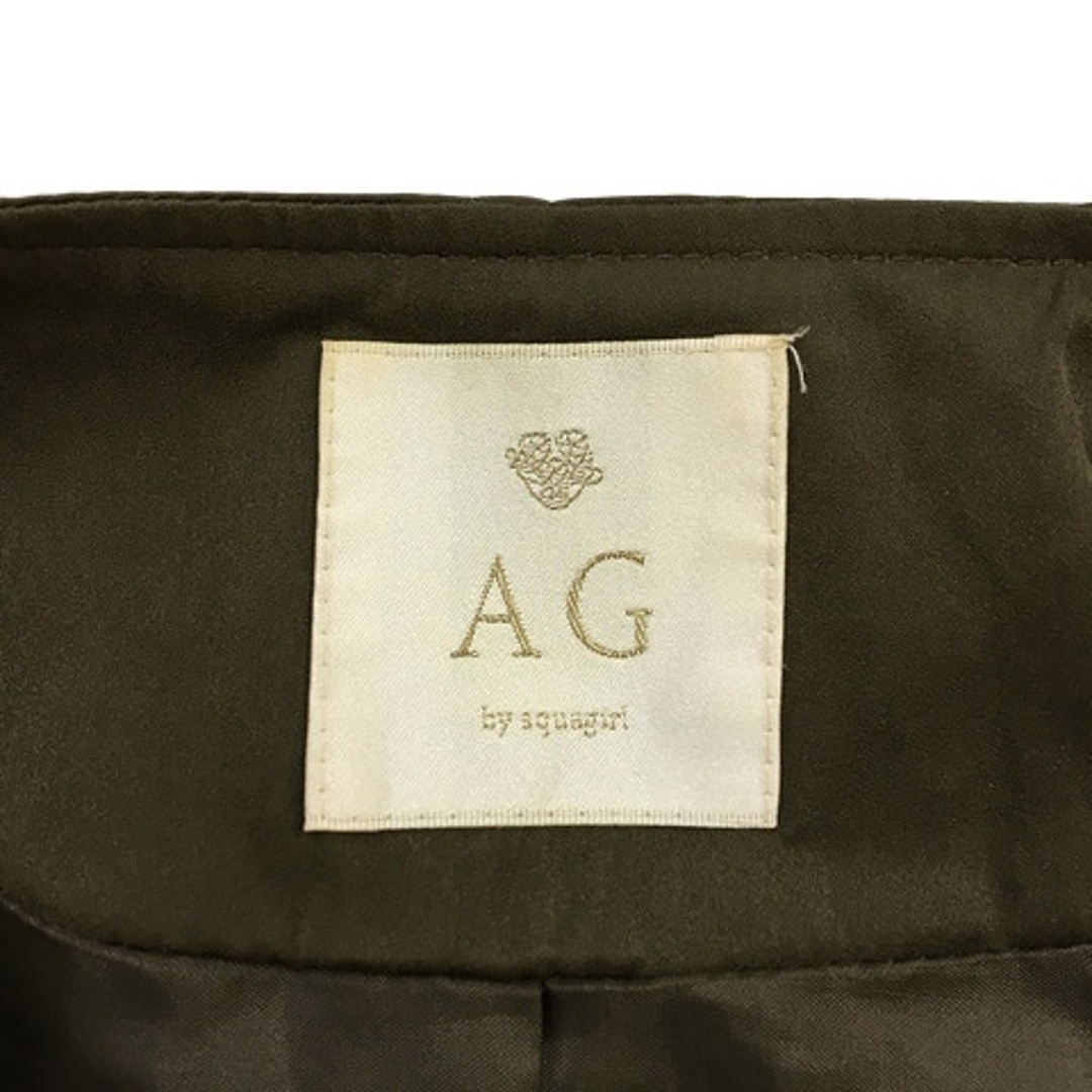 AG by aquagirl(エージーバイアクアガール)のエージーバイアクアガール ジャケット ブルゾン ノーカラー 無地 長袖 S 緑 レディースのジャケット/アウター(その他)の商品写真