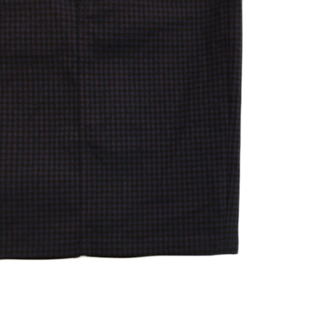 JOURNAL STANDARD(ジャーナルスタンダード)のジャーナルスタンダード スカート タイト 膝丈 チェック 40 紫 紺 レディースのスカート(ひざ丈スカート)の商品写真