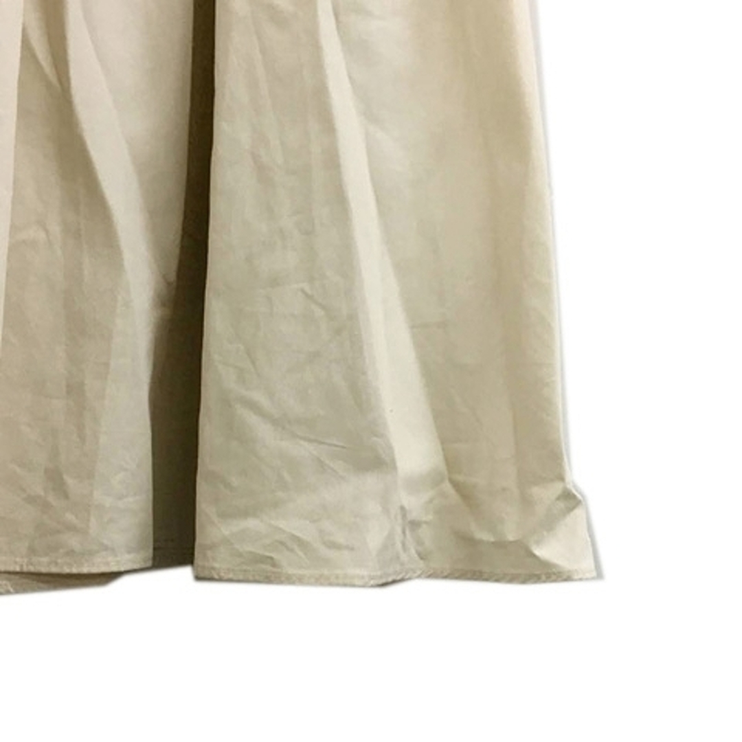 moussy(マウジー)のマウジー スカート フレア ギャザー ロング 無地 1 白 ホワイト ベージュ レディースのスカート(ロングスカート)の商品写真