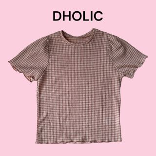 ディーホリック(dholic)のDHOLIC チェック柄トップス(Tシャツ(半袖/袖なし))