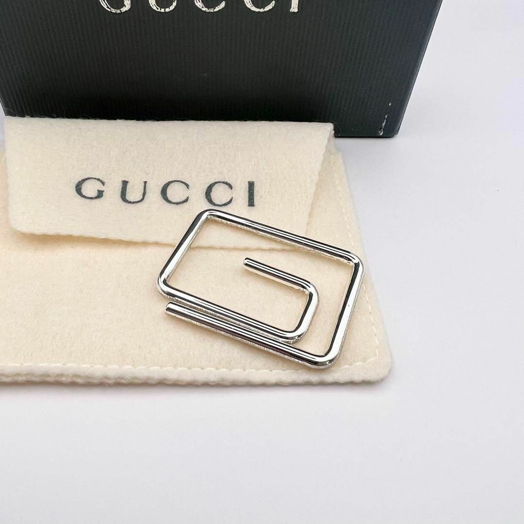 Gucci - 美品 GUCCI グッチ マネークリップ Gモチーフ シルバー925の