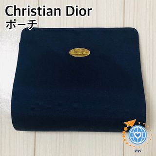 Christian Dior クリスチャン ディオール ポーチ レディース 紺色