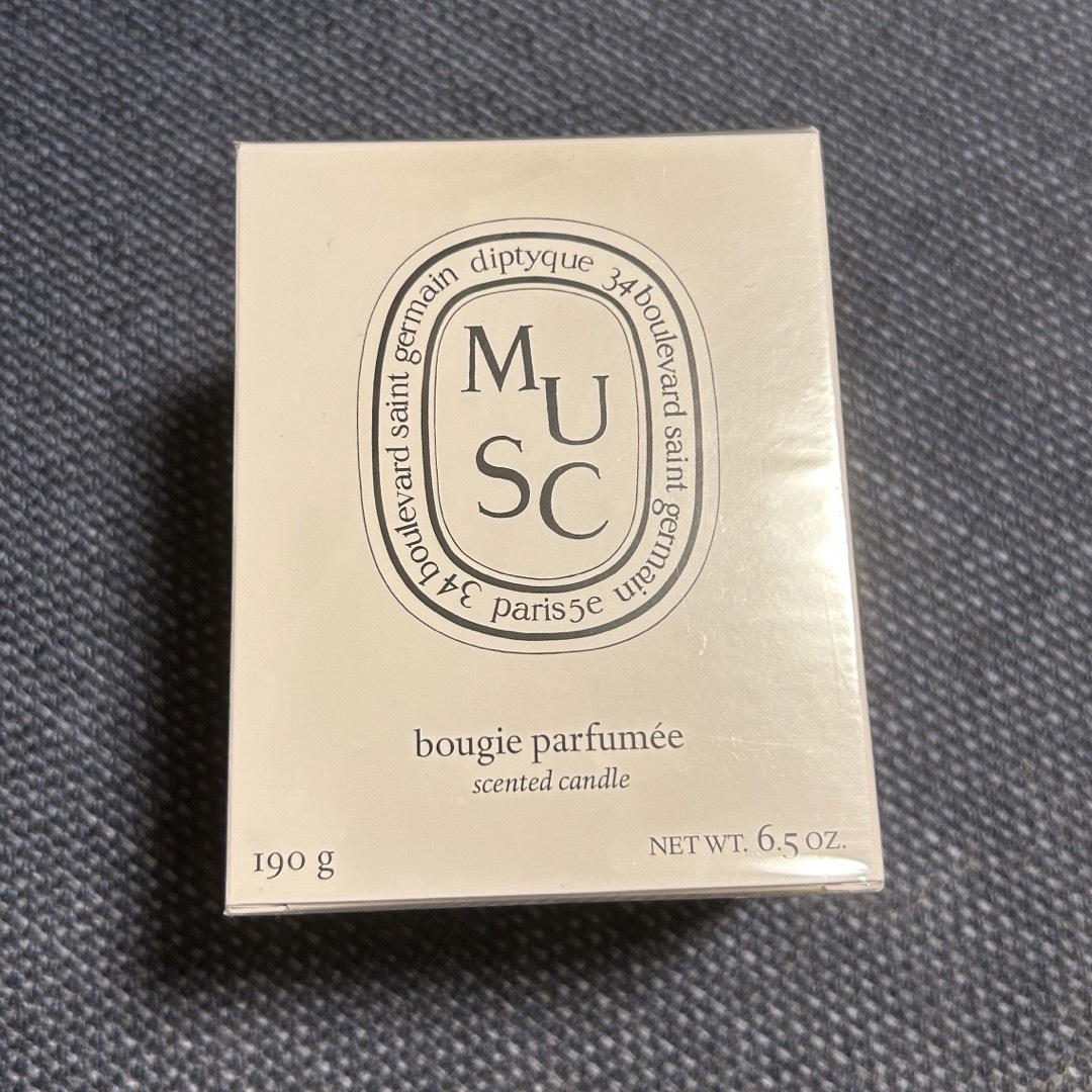 【新品未開封】【diptyque】キャンドル ムスク 190Gアロマ/キャンドル